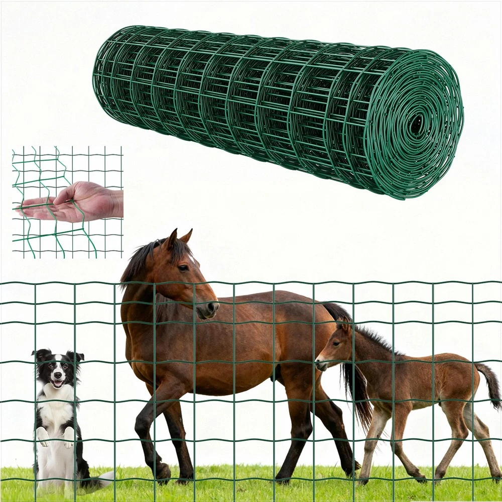 VEVOR Galvanizuota vielinė tvora gyvuliams, 1x20m