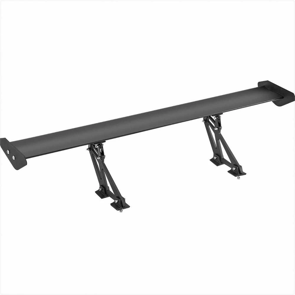 Universalus galinis spoileris sedanams ir kupė, reguliuojamas GT stiliaus bagažinės sparnas, matinis juodas aerodinaminis automobilio spoileris, reguliuojamas galinis sparnas, GT stiliaus spoileris, universalus automobilio spoileris