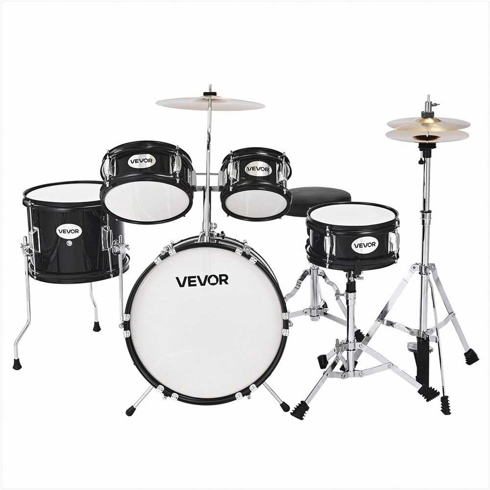 VEVOR Vaikų būgnų rinkinys su 14 cm bosiniu būgnu