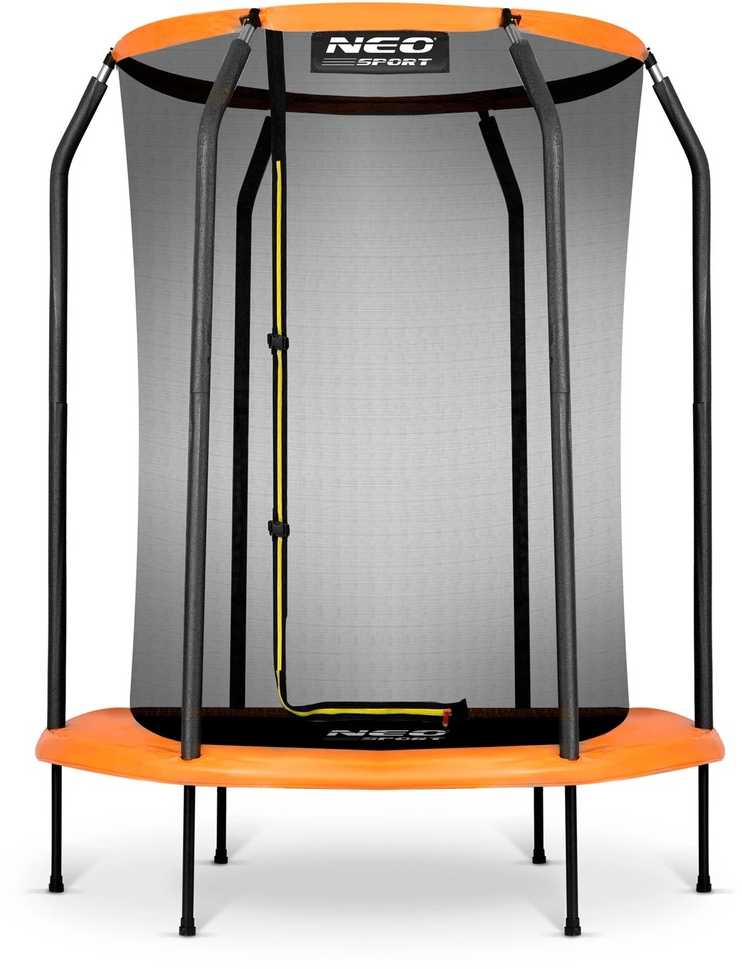 Vaikiškas lauko batutas su apsauginiu tinklu, 152 cm, sodo batutas vaikams, mažas batutas vaikams