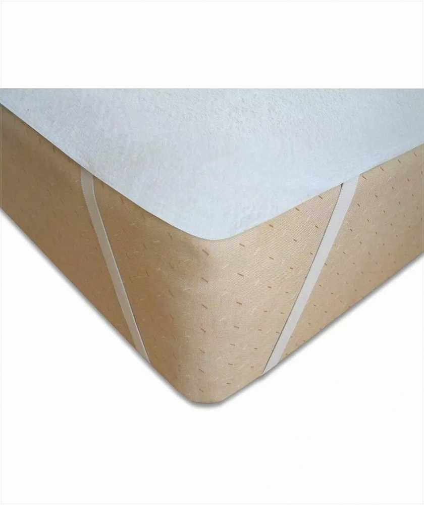 Vandeniui atspari čiužinio apsauga 160x200 cm, medvilnės-poliesterio-PVC mišinys, kampinės elastinės juostos, higieninis čiužinio užvalkalas, neperšlampama paklodė
