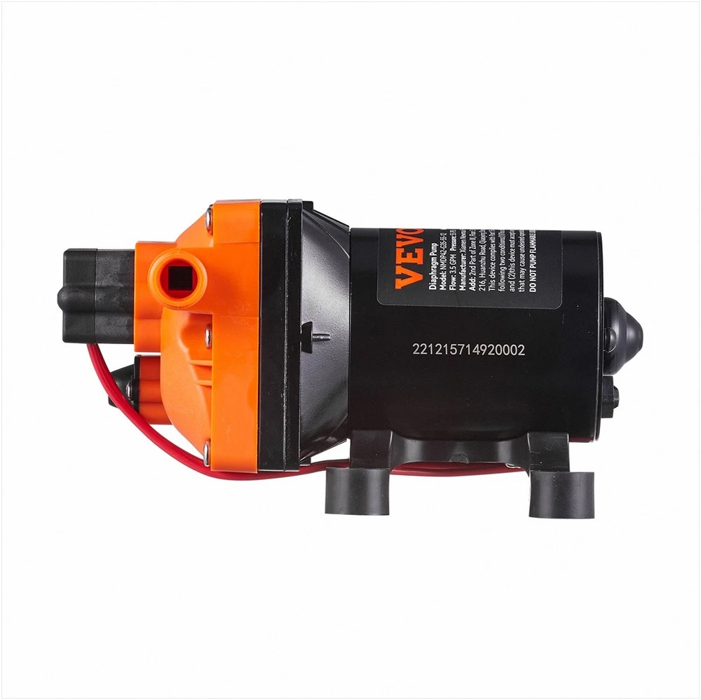 VEVOR Vandens diafragminis siurblys, 13,25 litro, 55 PSI (40-80 PSI)