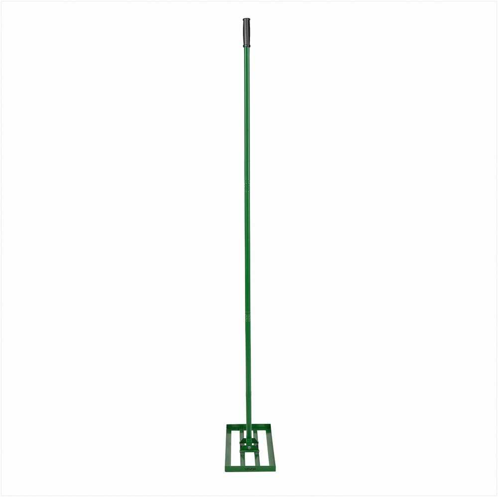 Vejos lyginimo grėblys sodui ir golfui, tvirta plieninė plokštė, pailginta rankena, 76.2 × 25.4 cm vejos lygintuvas, sodo dirvos lyginimo įrankis