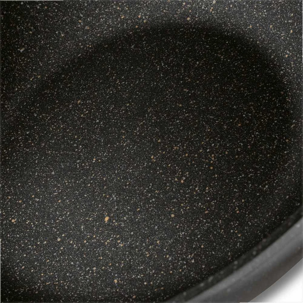 Wok keptuvė marmuro stiliaus indukcinei viryklei, 30 cm neprisvylanti akmens danga, sveikas kepimas su mažai riebalų, 4.5 l talpa, gili azijietiška keptuvė nepridegančiu paviršiumi