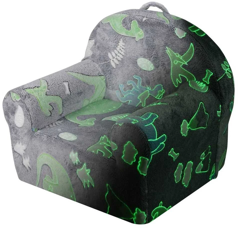 VEVOR Žavinga vaikiška sofa, šviečianti tamsoje, minkštas avikailis, lengvas dizainas