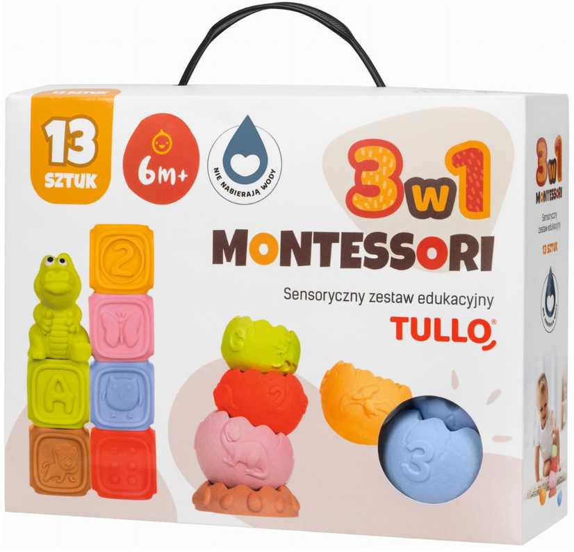 Sensoriniai blokeliai AM Tullo 13 vnt. 612