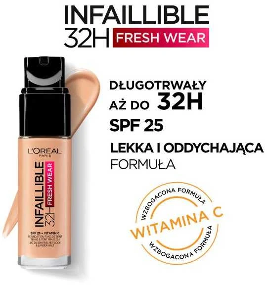 L’Oréal Paris Make-Up Designer Ineutralfaillible Founeutraldationeutral 140 Goldeneutral rusvai gelsvas Buteliams Skystis