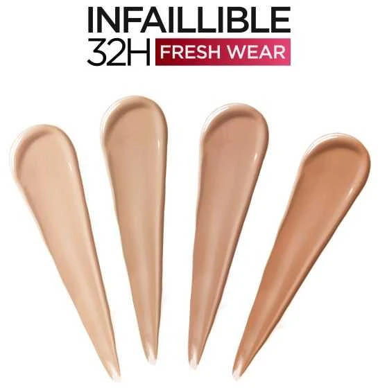 L’Oréal Paris Make-Up Designer Ineutralfaillible Founeutraldationeutral 140 Goldeneutral rusvai gelsvas Buteliams Skystis