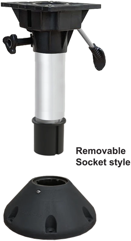 Laivo sėdynės kojos/pjedestalo komplektas OCEANSOUTH, pastatomas Waverider Socket (370mm-450mm)