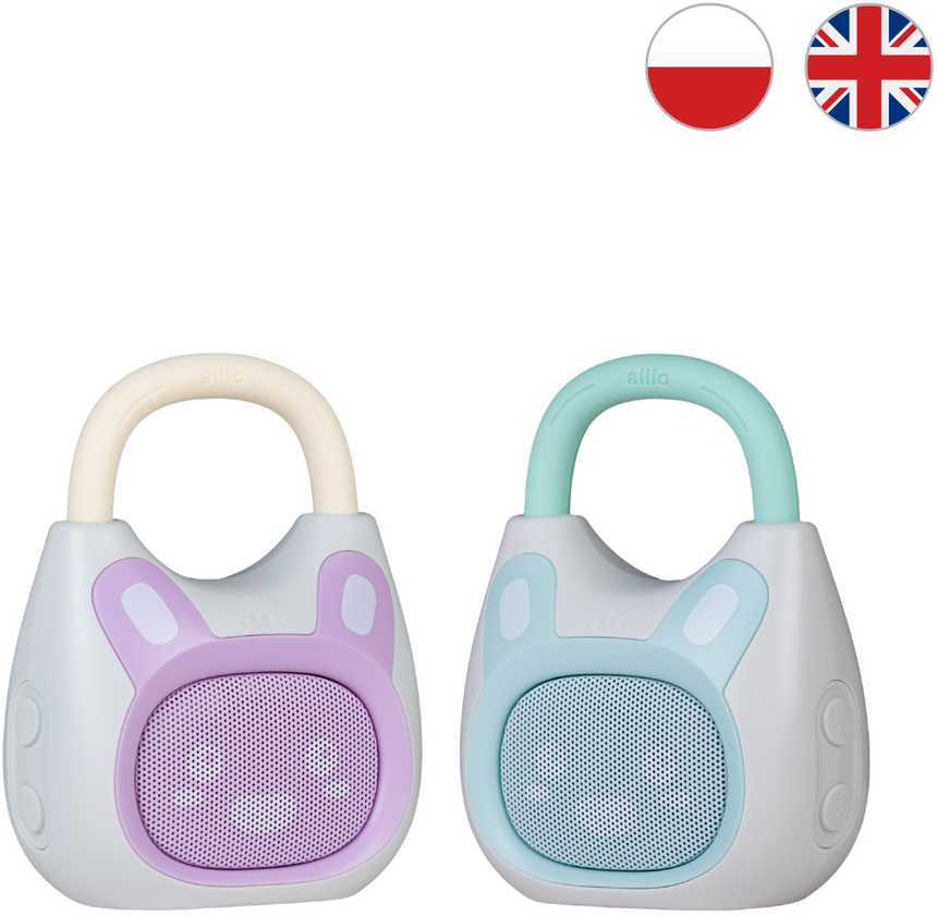 Alilo Pocket Bunny K1 - MP3 grotuvas su Bluetooth - mėlyna