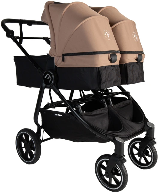 Baby Monsters „Easy Twin 4 Gondola“ – smėlio spalvos
