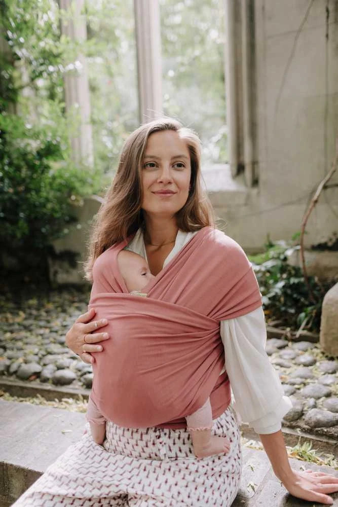 Kūdikio nešioklė Boba Wrap, rausva