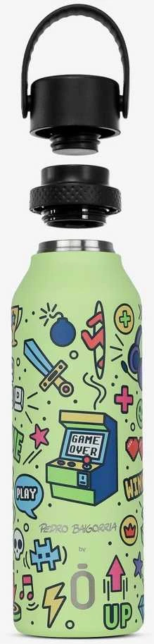 Nezatříděno Buteliukas termiczna Runbott Mii 600 ml - retro gamer sharp žalia