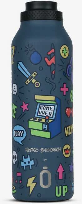 Nezatříděno Buteliukas termiczna Runbott Mii 600 ml - retro gamer mėlyna