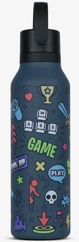 Nezatříděno Buteliukas termiczna Runbott Mii 600 ml - retro gamer mėlyna