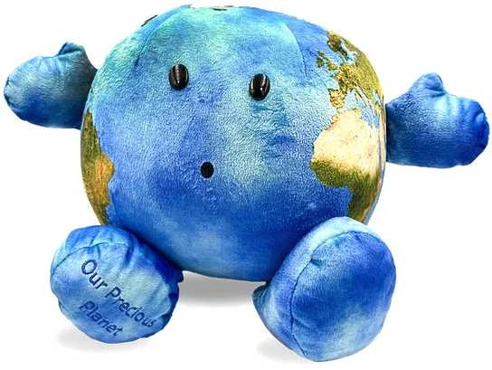 Celestial Buddies Planety Pliušinė „Dangaus draugų planetos“ planeta – Žemė, didelė