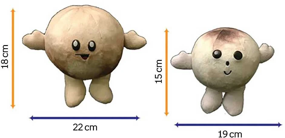 Celestial Buddies Planety CB012 PLIUŠINĖS PLANETOS MĖNULIS IR PLUTONAS