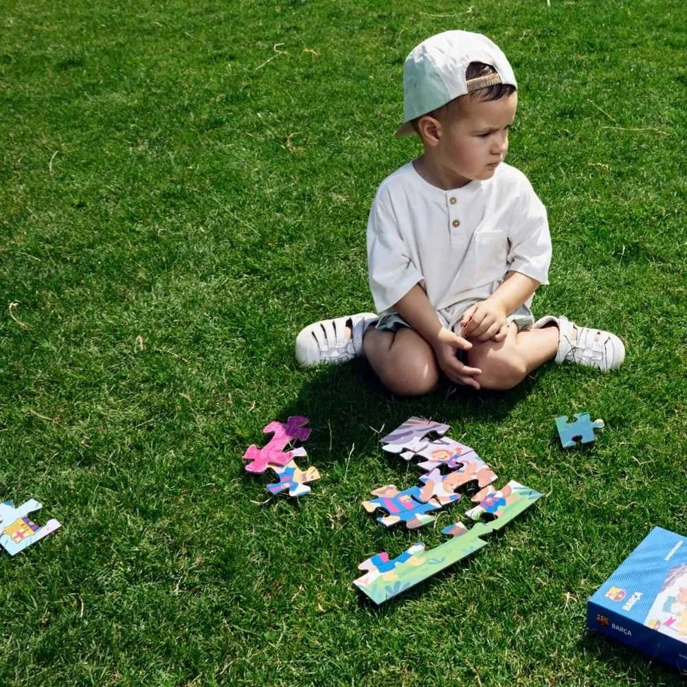 Dėlionė Miniland Barcelona Real Puzzle 12 vienetų FC Barcelona