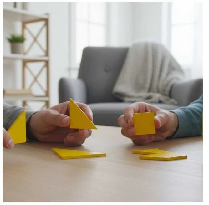 Miniland Układanka tangram komplektas 2 vnt - Mind&Move