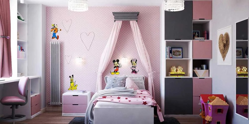 Disney Dekoracje Scienne Sienų dekoravimas Mickey Mouse - Goofy (maža)