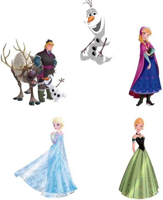 Disney Dekoracje Scienne Sienų dekoracijos - Ledo šalis - mažas rinkinys