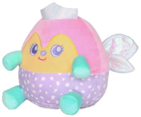 Kocot Kids *PLIUŠINĖ SAPNO SPINTELĖ, 18 cm, LUNA, Kalėdų Senelis tamsoje.