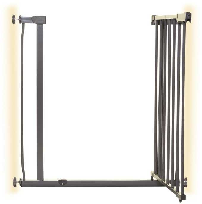 Dreambaby AVA Gate šunų apsaugos varteliai (plotis: 75–81 cm x aukštis: 76) – pilki