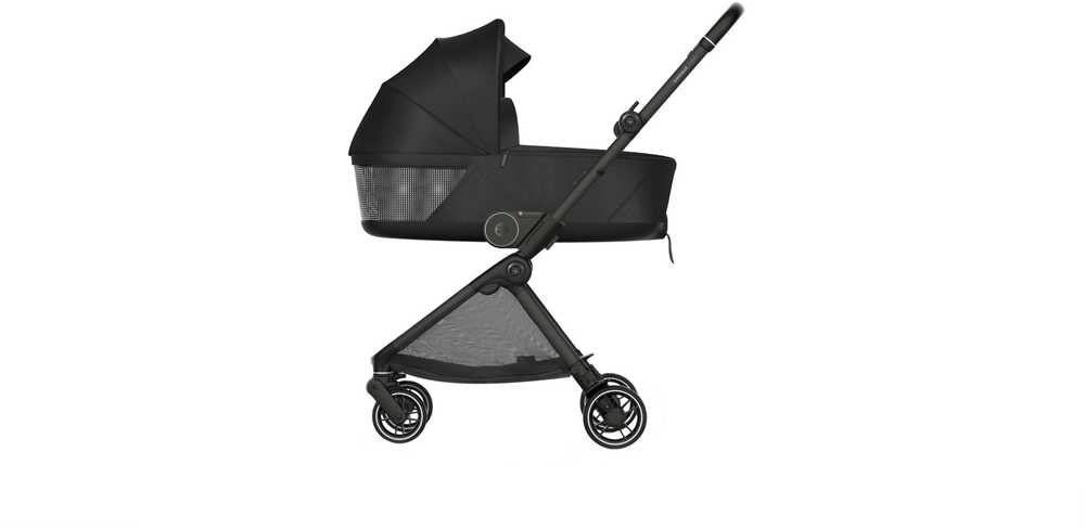 Gondola, skirta vežimėliui Bumprider Connect mini – juoda
