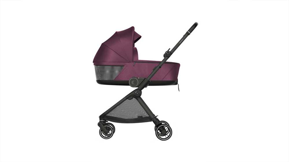 Bumprider Connect mini nešiojamojo vežimėlio gondola - slyvinė
