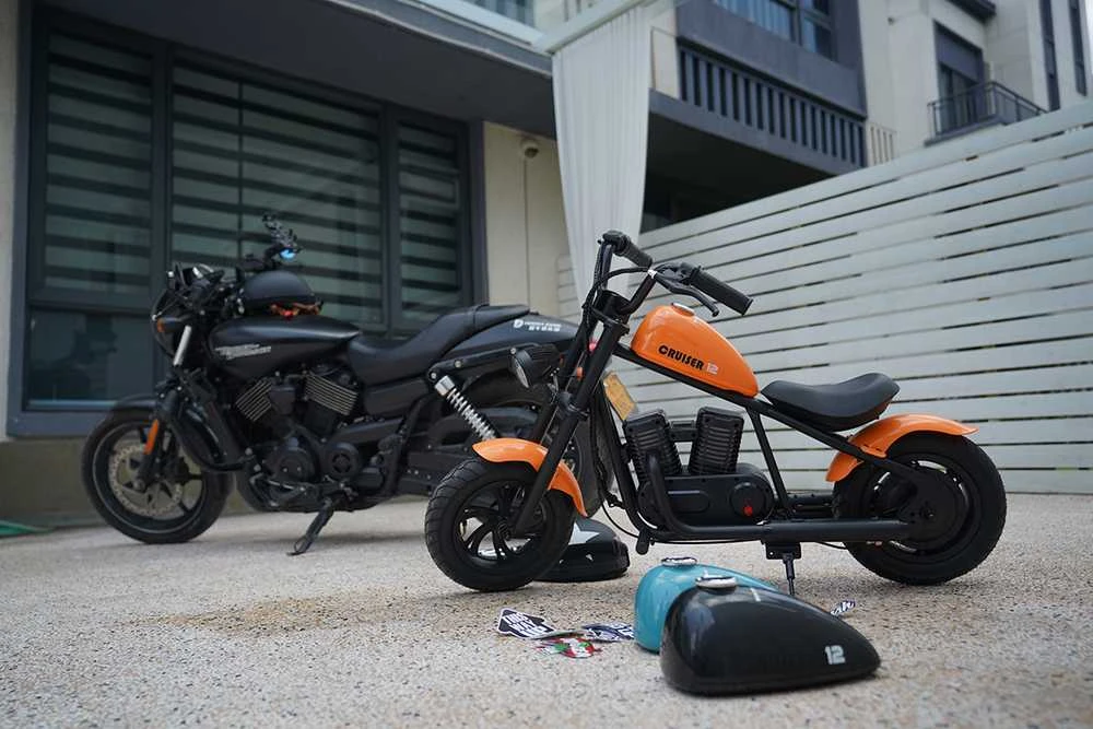 Hyper Gogo Cruiser 12 Plus Motocykl elektrinis - juoda