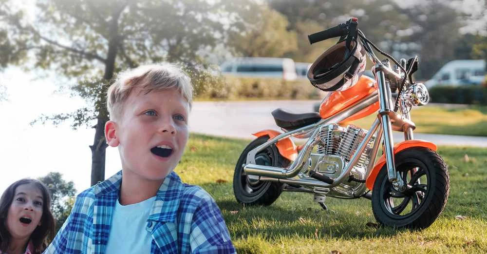 Hyper Gogo Cruiser 12 Plus Motocykl elektrinis su aplikacją - juoda