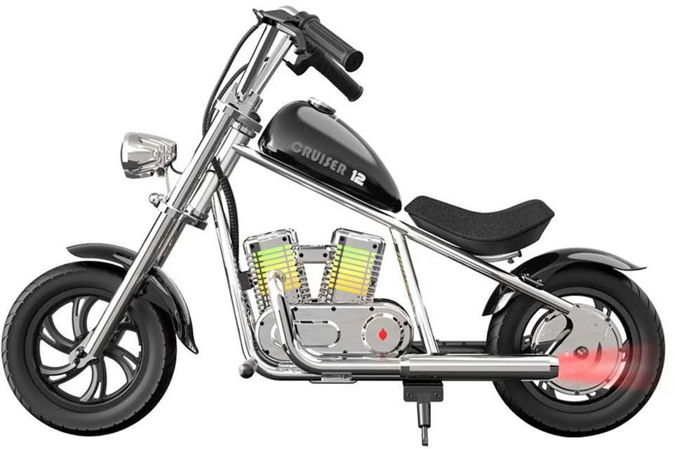 Hyper Gogo Cruiser 12 Plus Motocykl elektrinis su aplikacją - juoda