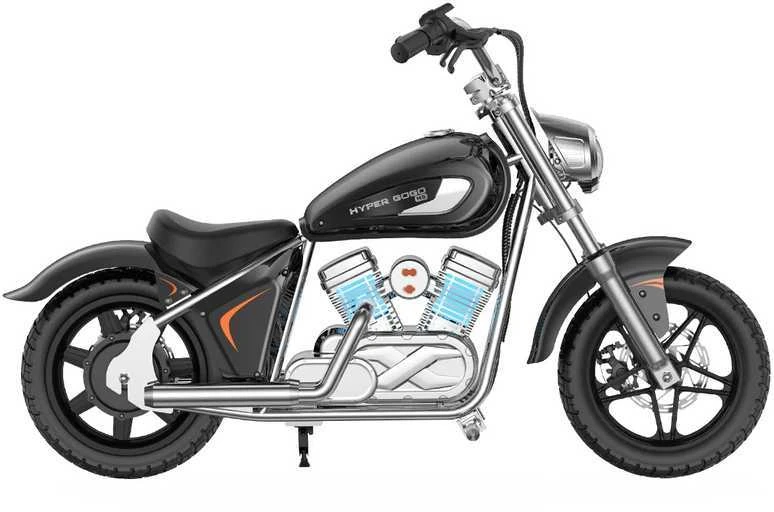 Hyper Gogo Motocykl elektrinis M5 - juoda