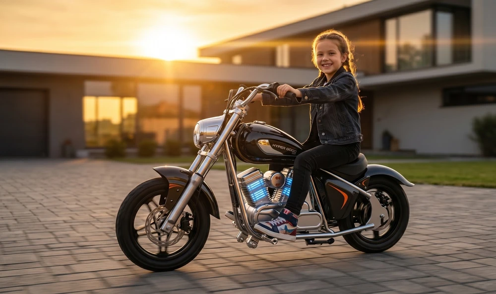Hyper Gogo Motocykl elektrinis M5 - juoda