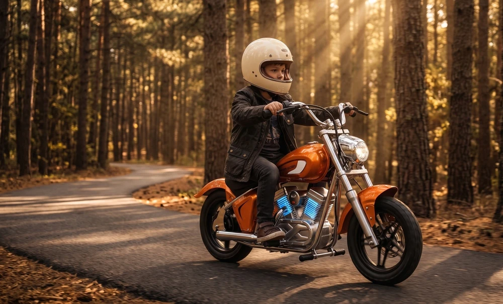 Hyper Gogo Motocykl elektrinis M5 - oranžinė