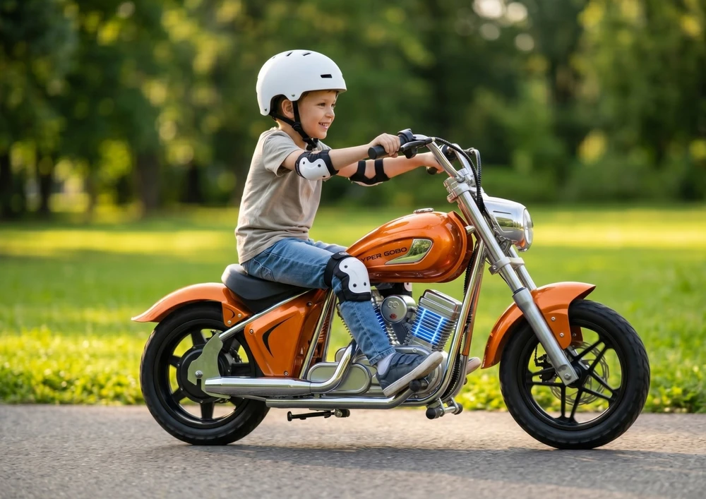 Hyper Gogo Motocykl elektrinis M5 - oranžinė