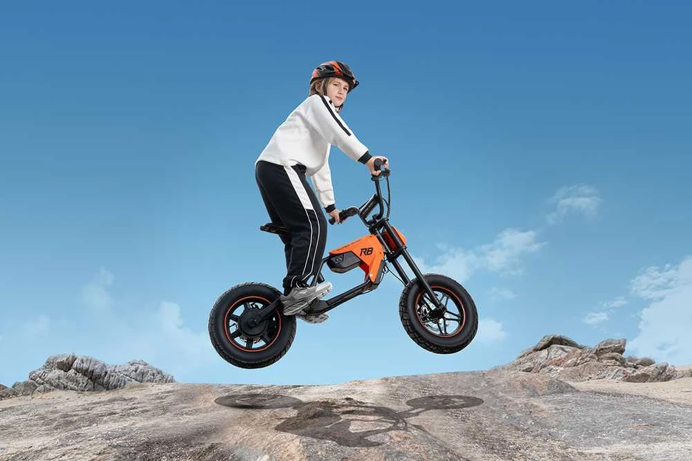Hyper Gogo Motocykl elektrinis R8 - oranžinė