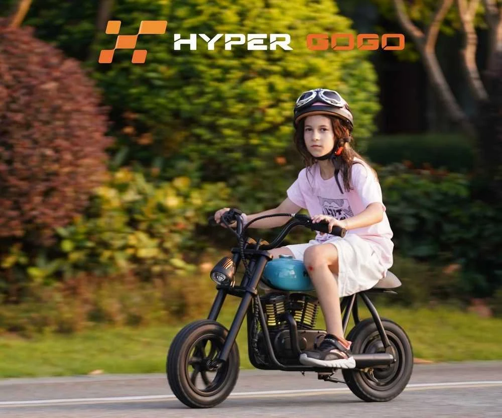 Hyper Gogo Pioneer 12 Plus Motocykl elektrinis - mėlyna