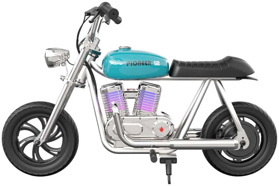 Hyper Gogo Pioneer 12 Plus Motocykl elektrinis su aplikacją - mėlyna