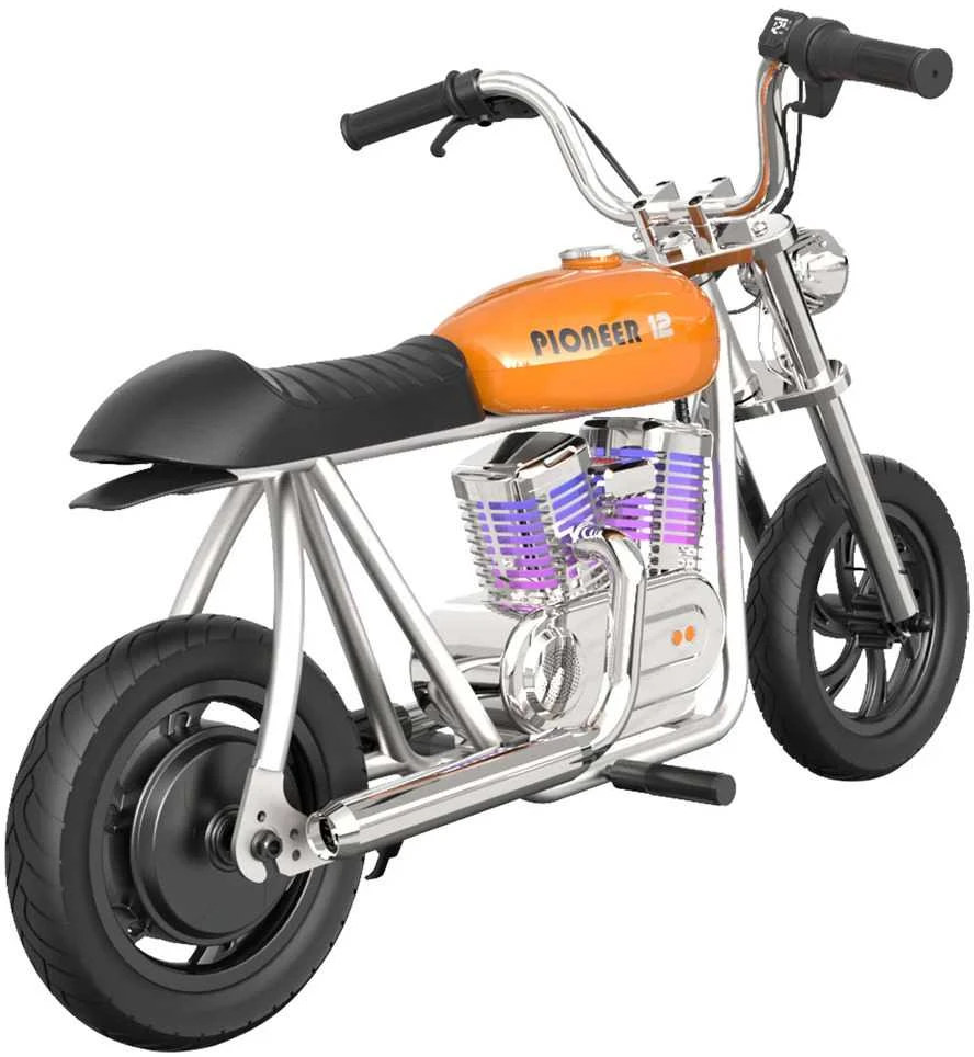 Hyper Gogo Pioneer 12 Plus Motocykl elektrinis su aplikacją - oranžinė