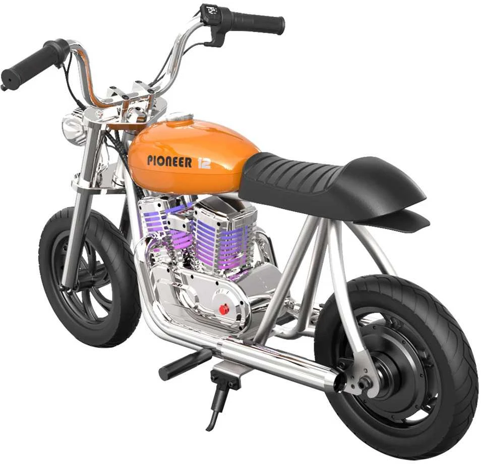 Hyper Gogo Pioneer 12 Plus Motocykl elektrinis su aplikacją - oranžinė