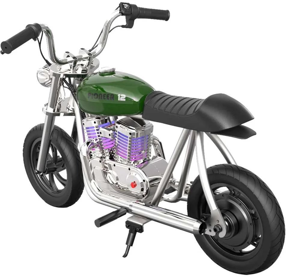 Hyper Gogo Pioneer 12 Plus Motocykl elektrinis su aplikacją - žalia