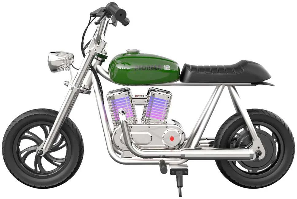 Hyper Gogo Pioneer 12 Plus Motocykl elektrinis su aplikacją - žalia