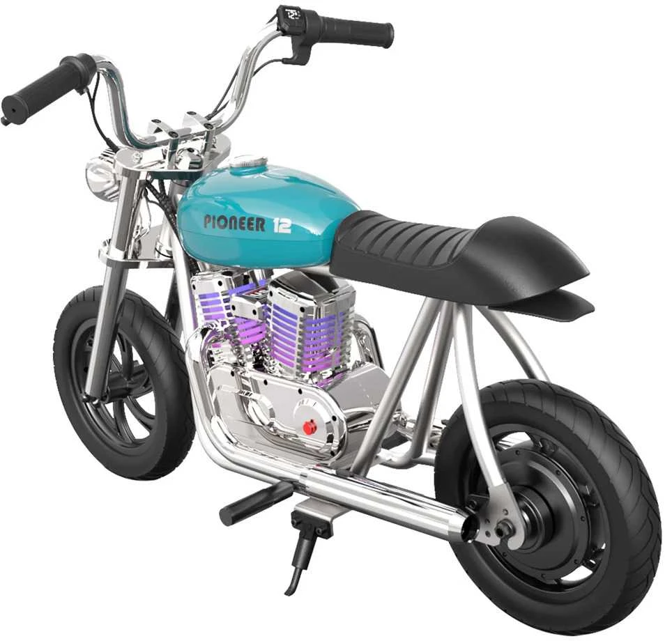 Hyper Gogo Pioneer 12 Plus Motocykl elektrinis su aplikacją - mėlyna