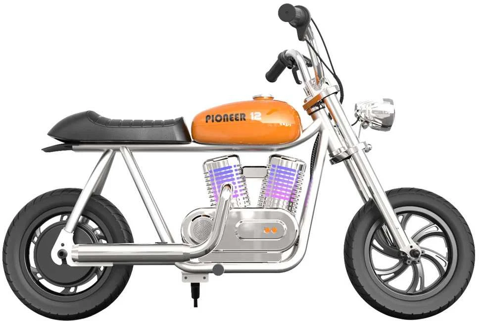 Hyper Gogo Pioneer 12 Plus Motocykl elektrinis su aplikacją - oranžinė