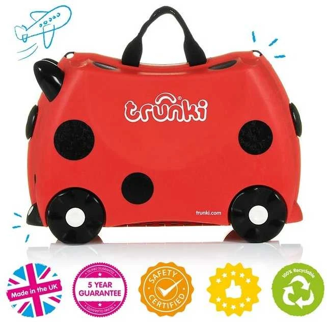 Trunki kelioninis lagaminas su ratukais vaikams | Boružėlė Harley