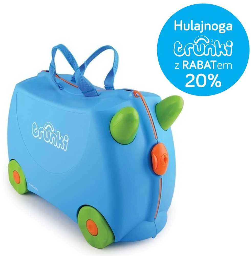 Trunki kelioninis lagaminas su ratukais vaikams | Terrance