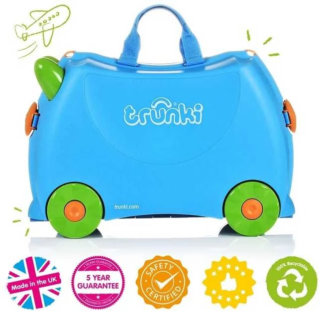 Trunki kelioninis lagaminas su ratukais vaikams | Terrance