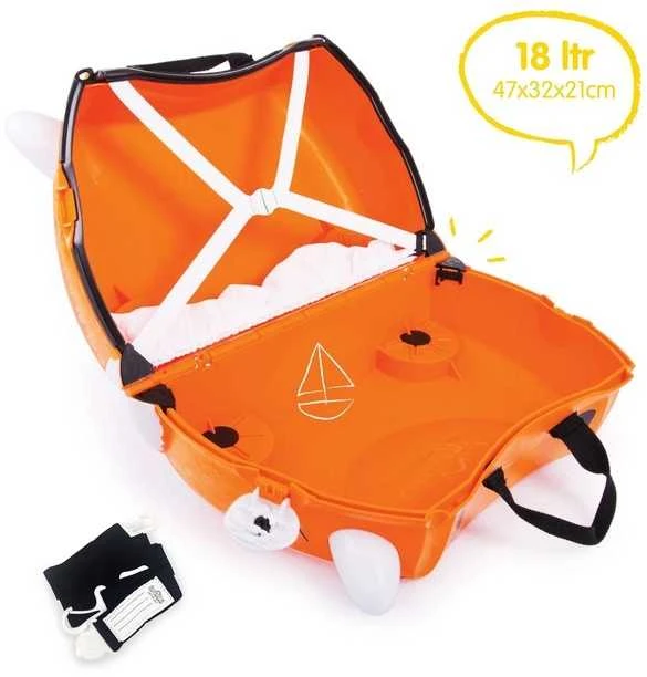Trunki kelioninis lagaminas su ratukais vaikams | Tigriukas Tipu