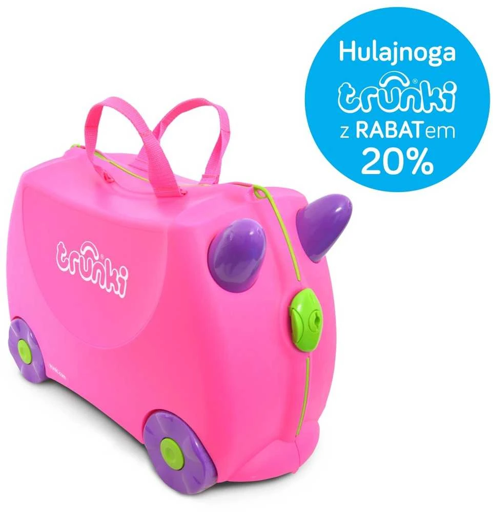 Trunki kelioninis lagaminas su ratukais vaikams | Trixi